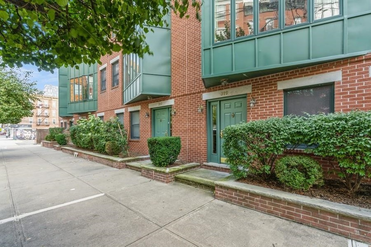 Jersey City Homes For Sale- 319 1st St #108 Finally, a large townhome style  condo with outdoor space and garage parking comes to market in the  Hudson NJ 07047 230016440