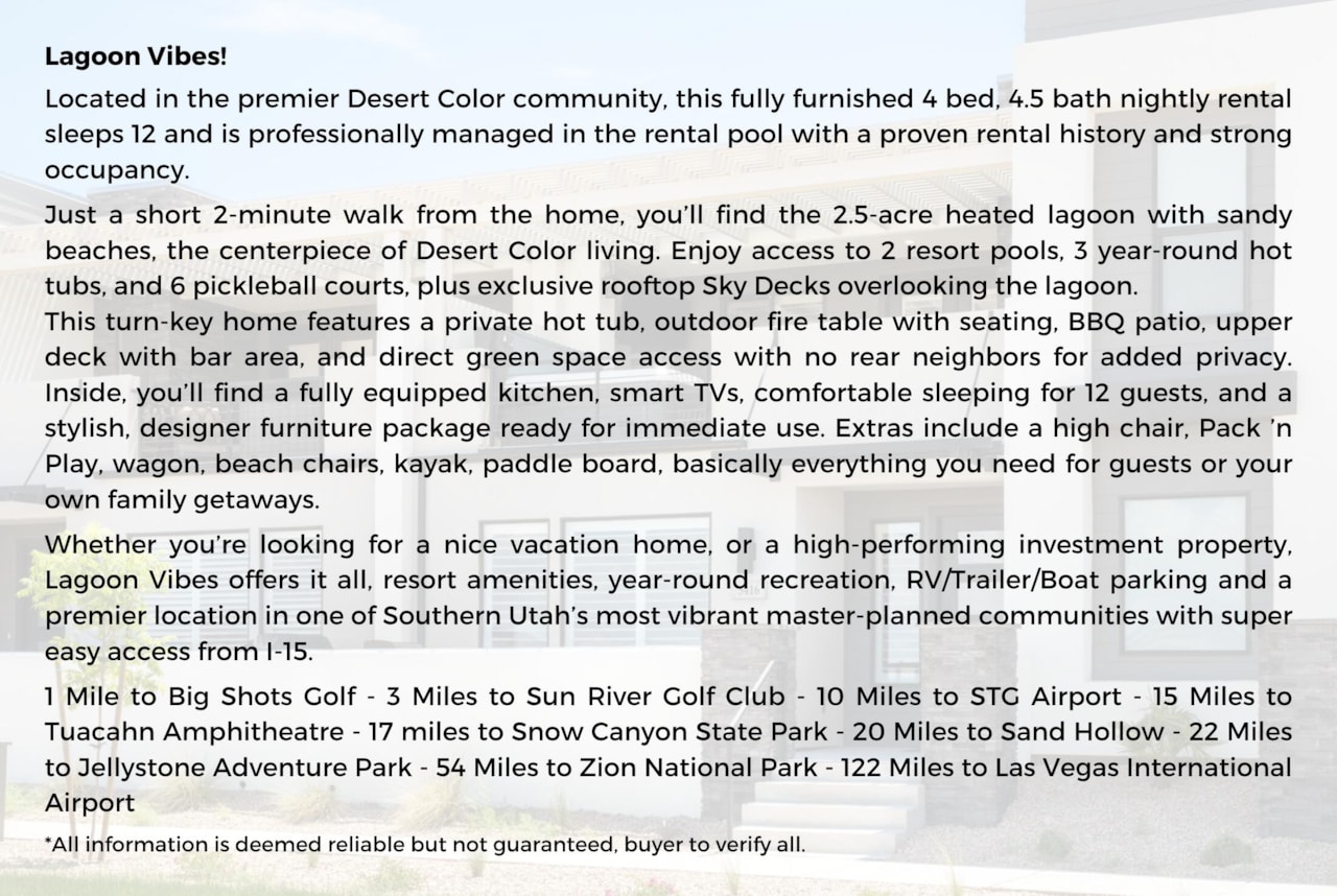 5416 S Aquamarine LN St George, UT 84790 home for sale, MLS#25-265995 - Erika Rogers Photo 2