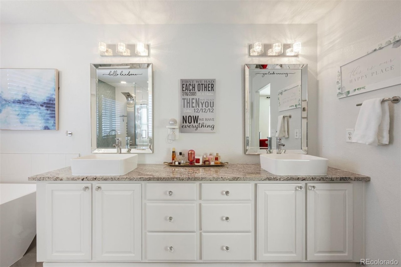 6798 Serena Ave Castle Pine North This beautifully updated 5 bedroom | 4 bathroom Castle Pines home blends modern luxury with... Castle Pines Douglas CO 80108 8512916 home for sale $950,000 8512916 Photo 26