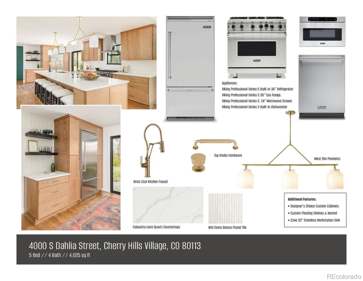 4000 S Dahlia St Cherry Hills North This stunning design-forward Neroli Renovations 5-bed, 4-bath home on .44 acre in Cherry Hills... Cherry Hills Village Arapahoe CO 80113 3042887 home for sale $2,637,000 3042887 Photo 48