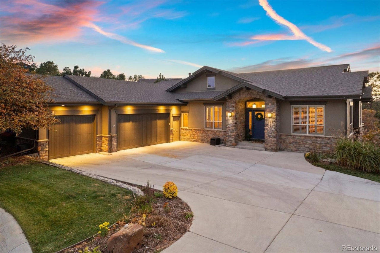 2798 Hawk Point Ct Escavera Mountain Views & Natural Privacy: This custom walk-out ranch is nestled at the end of a cul-de-sac... Castle Rock Douglas CO 80104 8844646 home for sale $1,350,000 8844646