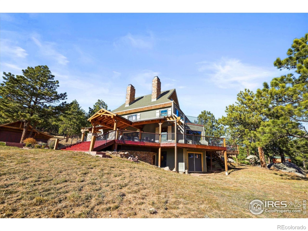 3665 Colard Ln Lyons Area Dreamy Mountain Retreat on 33+ private acres with breathtaking mountain, valley and Denver... Lyons Boulder CO 80540 IR1047849 home for sale $1,887,000 IR1047849 Photo 34