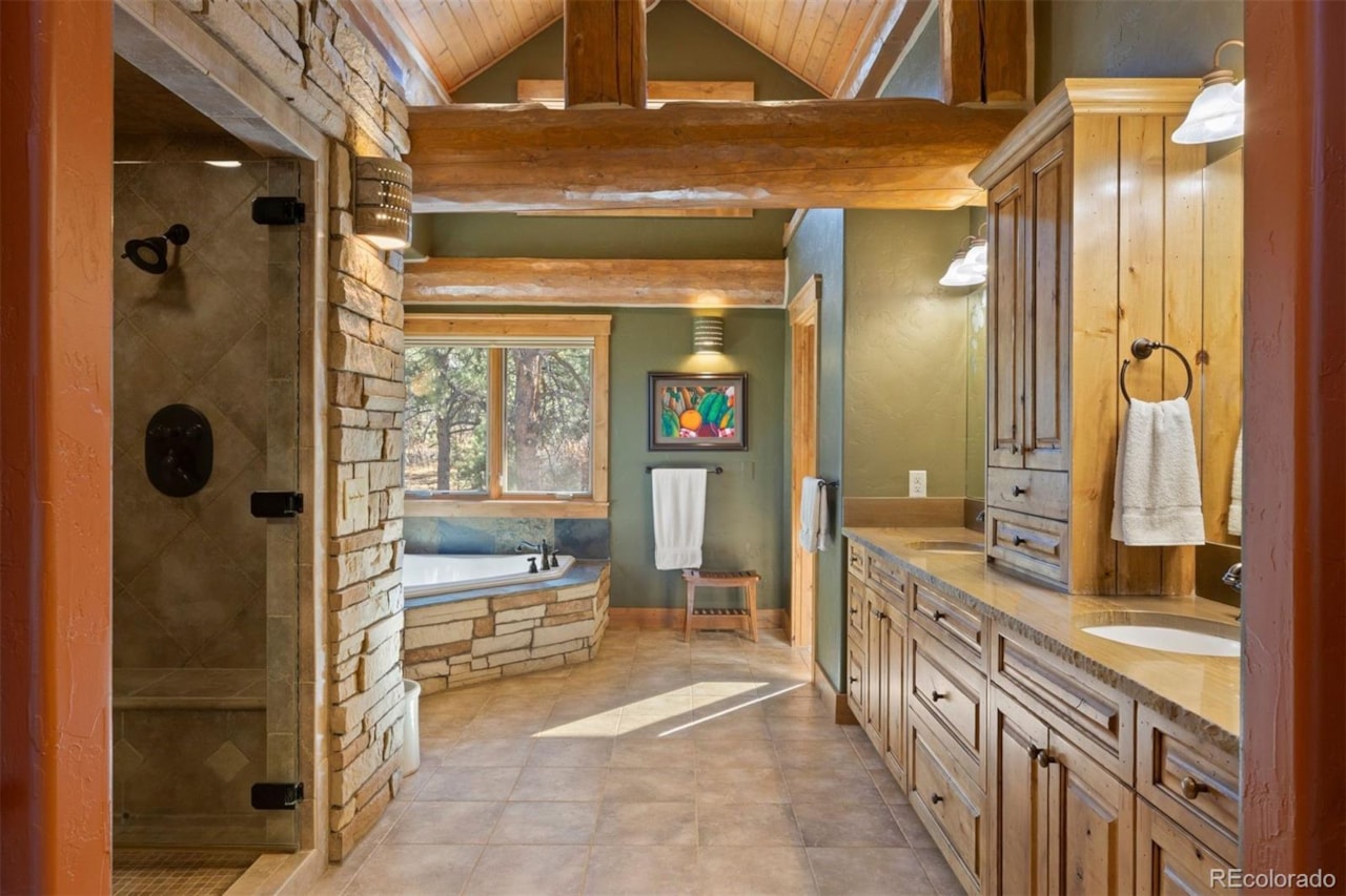 6833 Yampa Dr Bear Dance Luxury lodge design, forested privacy, and views of Bear Dance's 8th green come together... Larkspur Douglas CO 80118 3767631 home for sale $2,100,000 3767631 Photo 13