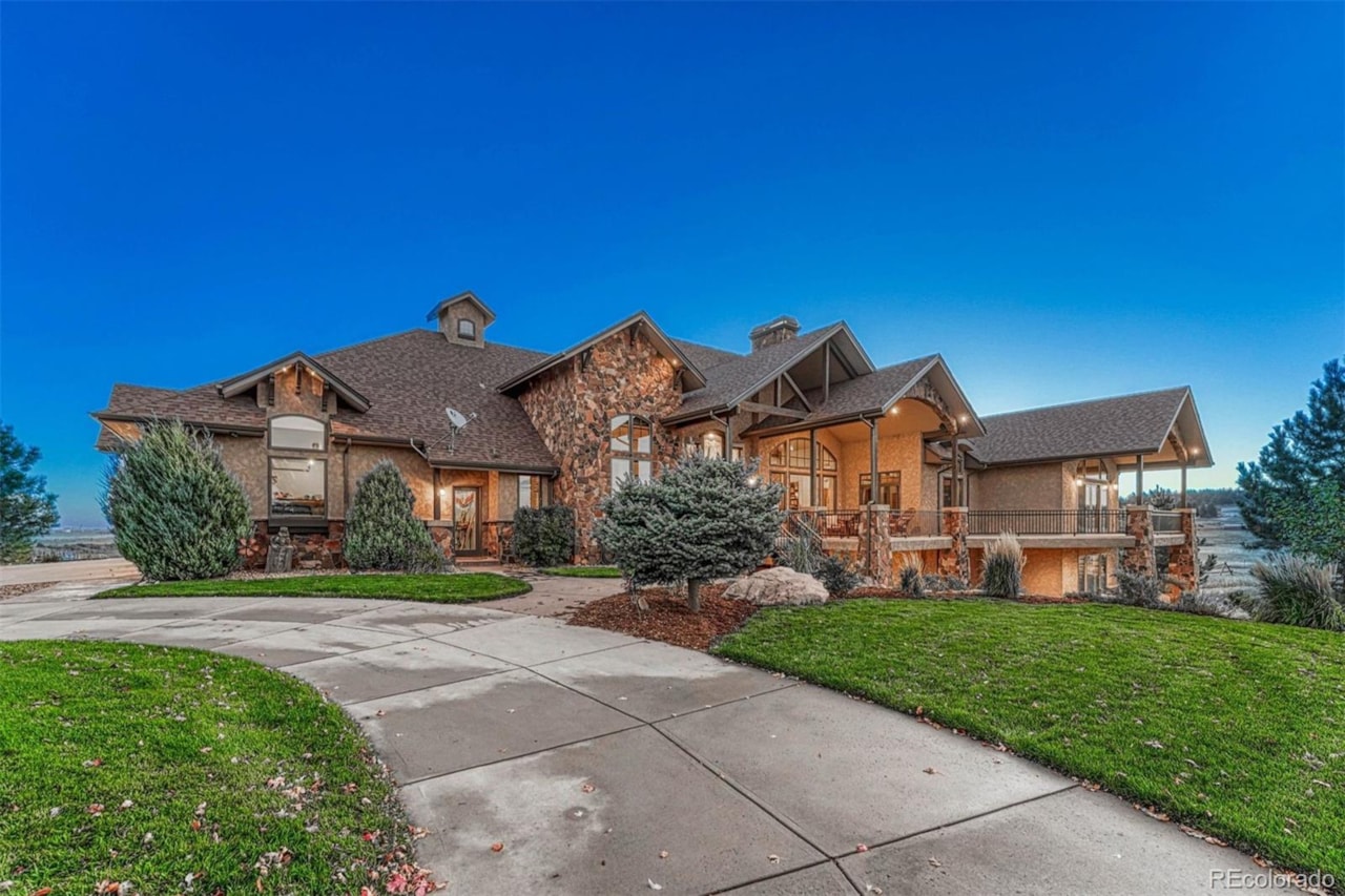 9565 Oak Springs Trl Homestead Ranch Huge Pikes Peak views and sophisticated luxury meet turnkey ranch living. Exceptional property... Franktown Douglas CO 80116 6071988 home for sale $5,000,000 6071988