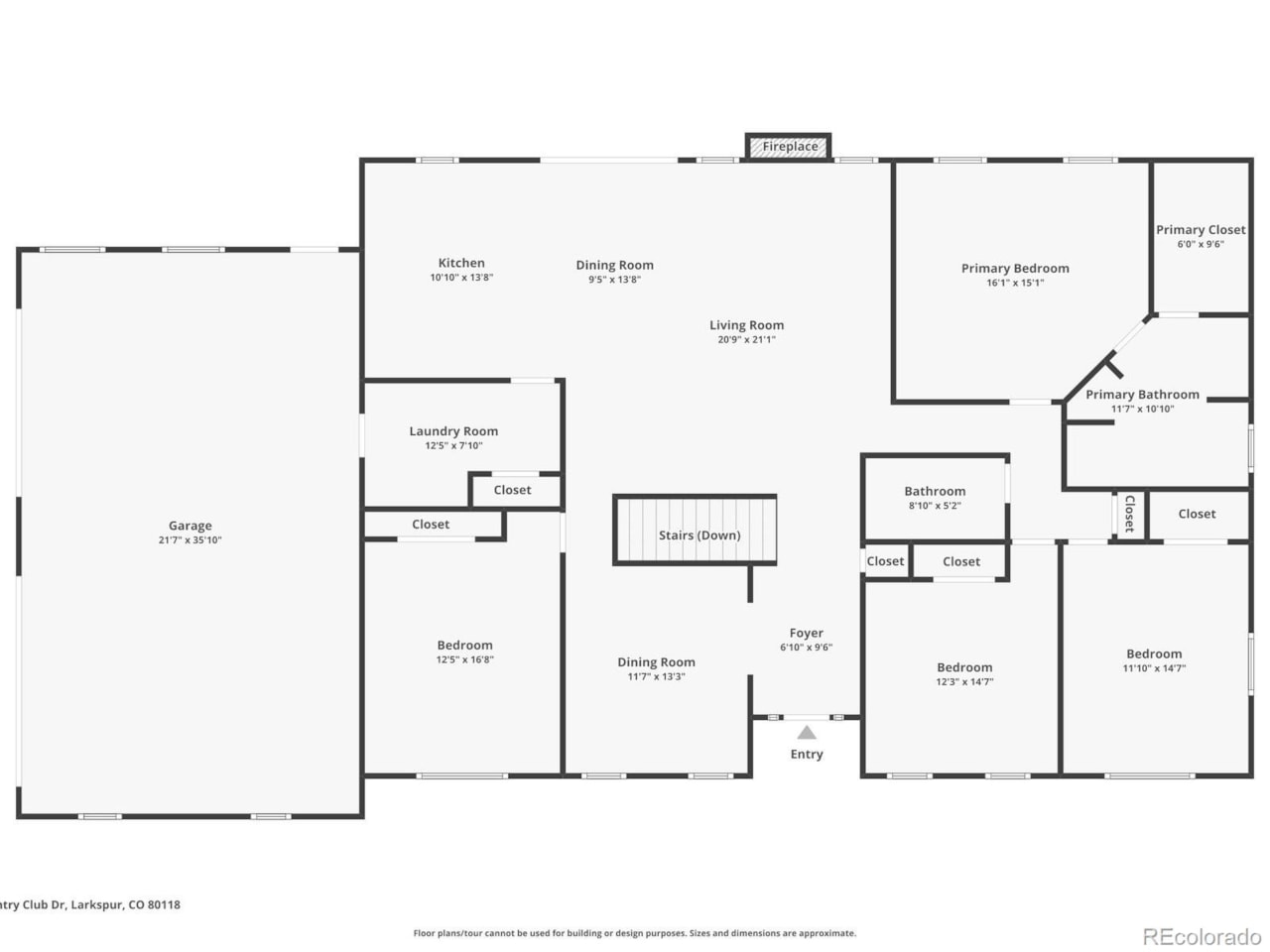 5272 Country Club Dr Perry Park This beautiful ranch home sits on a full acre with a paved driveway and unbeatable Colorado views.... Larkspur Douglas CO 80118 2143588 home for sale $950,000 2143588 Photo 41