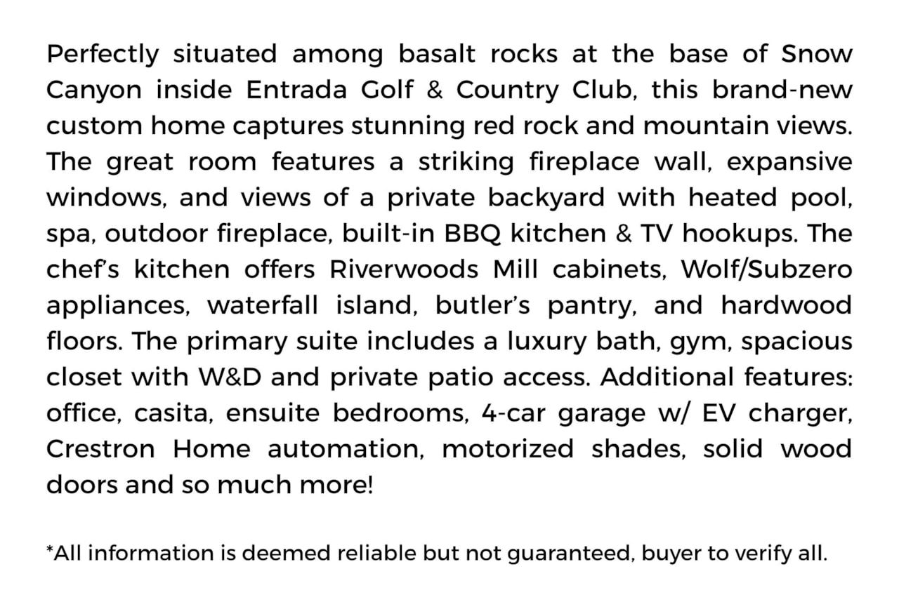 2031 N Lava Rock CIR St George, UT 84770 home for sale, MLS#25-257054 - Erika Rogers Photo 3