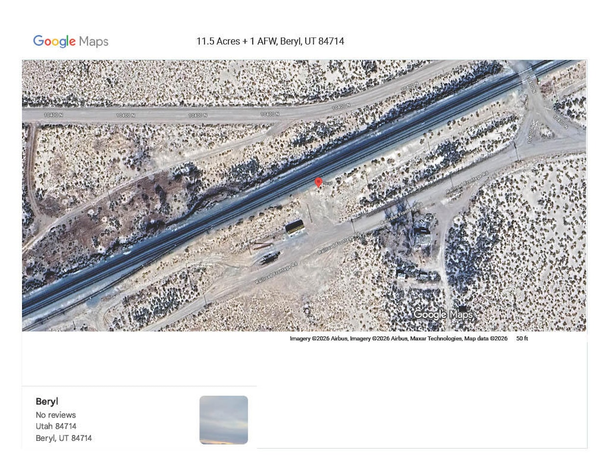 11.5 Acres + 1 Afw Beryl Junction, UT 84714 lot for sale, MLS#25-267725 - Erika Rogers Photo 2