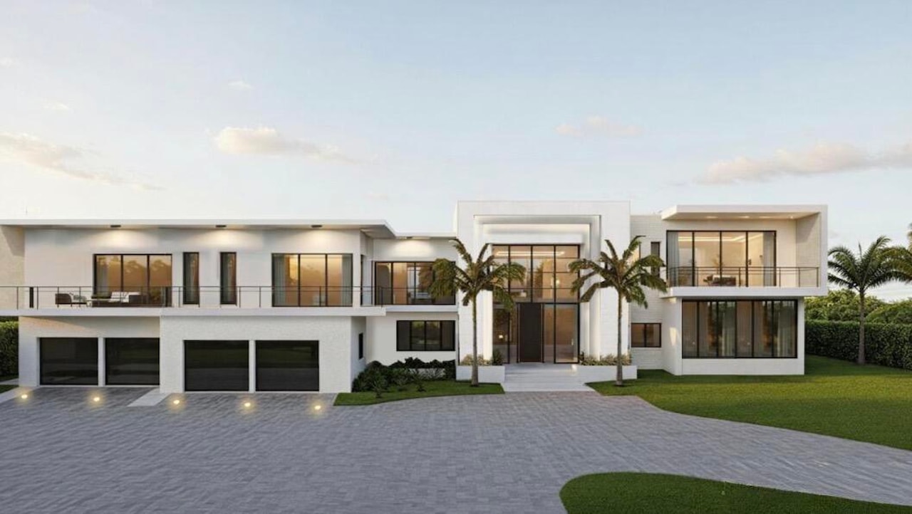 18529 Long Lake Drive new construction luxury estate render in Long Lake Estates, Boca Raton, represented by Ryan Jabbour