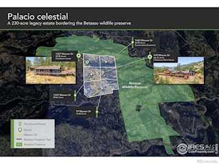 79 Weaver Dr Sugarloaf Welcome to Palacio Celeste, Boulders best kept secret. This stunning property sits at the base of... Boulder Boulder CO 80302 IR1047406 home for sale $13,875,000 IR1047406 Photo 2