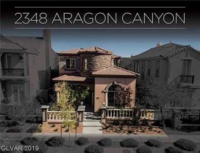 2348 Aragon Canyon St Las Vegas, NV 89135