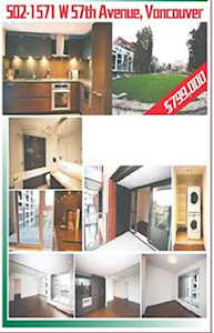 1571 W 57th Avenue #502 Vancouver, BC V6P 0H3