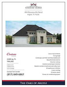 404 Boonesville Bend Argyle, TX 76226