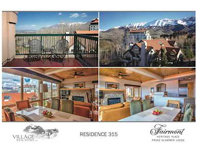 567 Mountain Village Blvd #315-6 Mountain Village, COLORADO 81435