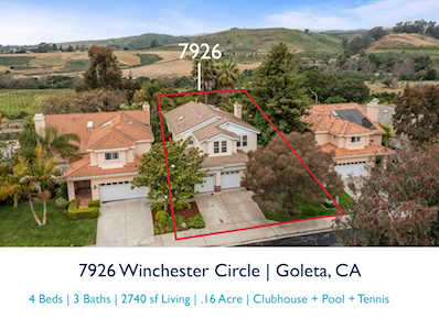 7926 Winchester Circle Goleta, CA 93117