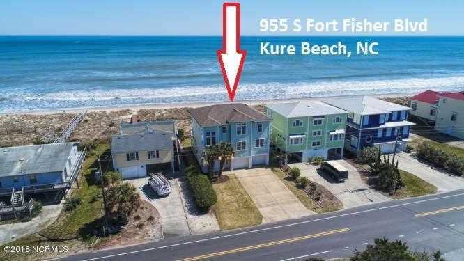 Home For Sale At 955 Fort Fisher Boulevard, Kure Beach NC in Not In Subdivision Photo 1