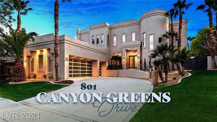 801 Canyon Greens Dr Las Vegas, NV 89144