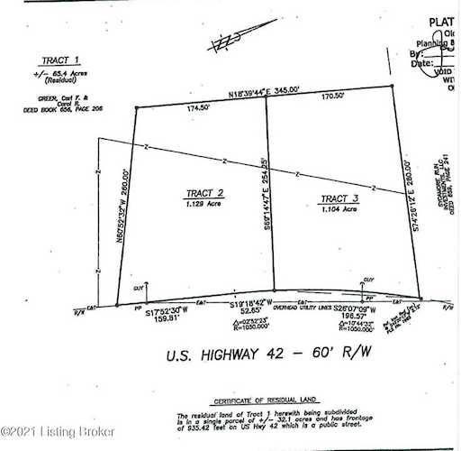 Tract 2 W Hwy 42 La Grange KY 40031 MLS1579527