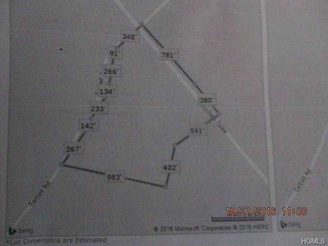 lot for sale, Tarbell Road & Goshen Turnpike, Middletown, MLS #H4646532 Photo 1