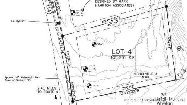 Lot 4 375 Fort Hill RdGorhamME04038lot for sale Photo 1