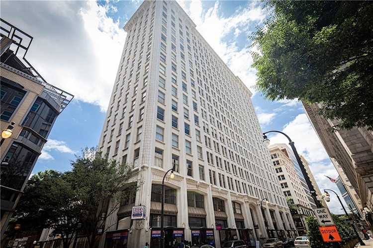 Corner Unit with unique downtown views in the Historic Healey Building! Soaring ceilings and bright...6895498 Photo 1