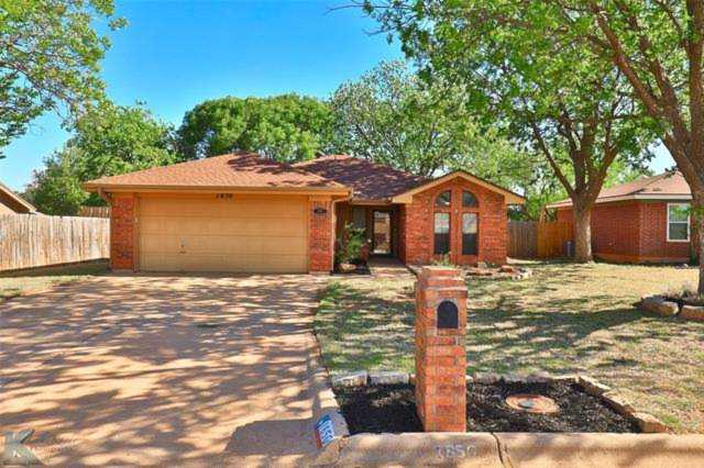 1850 Sagehen Ridge Abilene, TX 79605