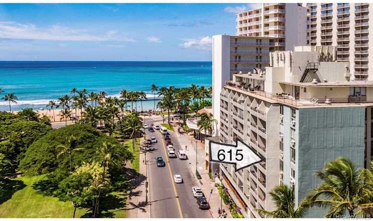 134 Kapahulu Avenue #615 Honolulu, HI 96815 | MLS 202221956 Photo 1