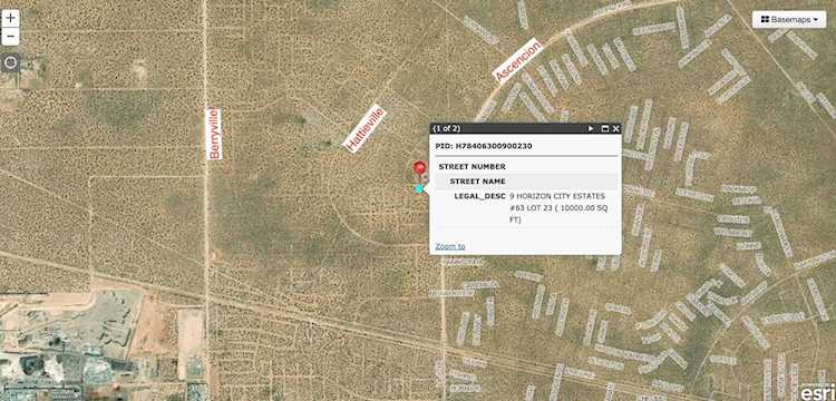 9 Horizon Cityestates 63 Lot23 Horizon City, TX 79928