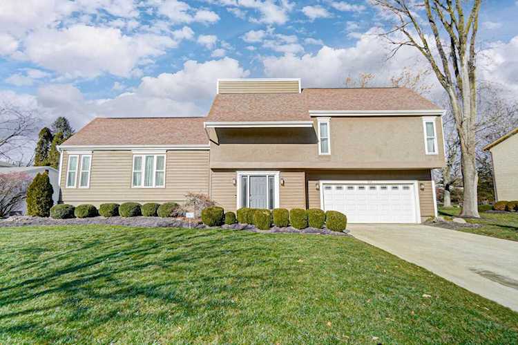 For Sale: $446,000 A home for sale for sale at 2434 Olde Sawmill Boulevard Dublin, OH 43016 - Franklin. MLS 223003191 - Welcome to Olde Sawmill! This beautiful 4 bedroom home has updates galore! Modern, bright spaces... Photo 1