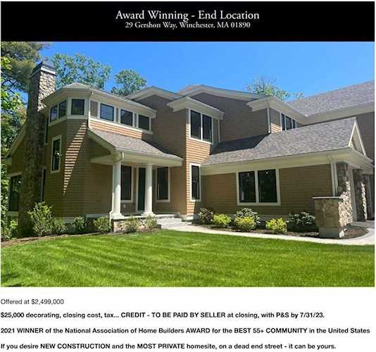 29 Gershon Way #29 Winchester, MA 01890