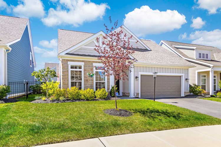 For Sale: $489,900 A condo for sale for sale at 5753 Caulfield Lane Dublin, OH 43016 - Franklin. MLS 223029054 - Extraordinary Urban Elegance Meets Suburban Masterpiece In The Prime Location Of Villas Of... Photo 1