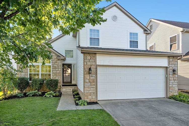For Sale: $400,000 A home for sale for sale at 9247 Windy Creek Drive Columbus, OH 43240 - Delaware. MLS 223028363 - Beautifully renovated Home with 4 bedrooms, 2.5 bathrooms, 2 car garage and partial basement in... Photo 1