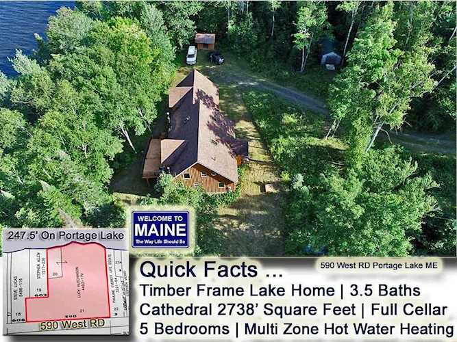 590 West Rd Portage Lake, ME 04768