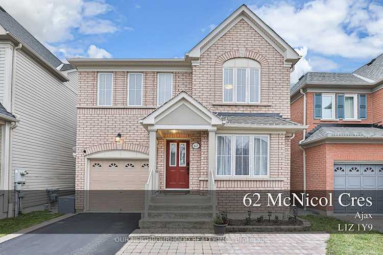 62 Mcnicol Cres Ajax, ON L1Z 1Y9