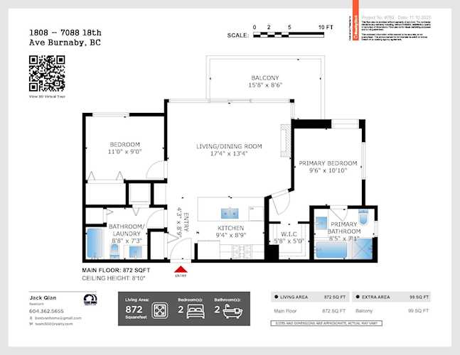 7088 18th Avenue #1808 Burnaby, BC V3N 0A2