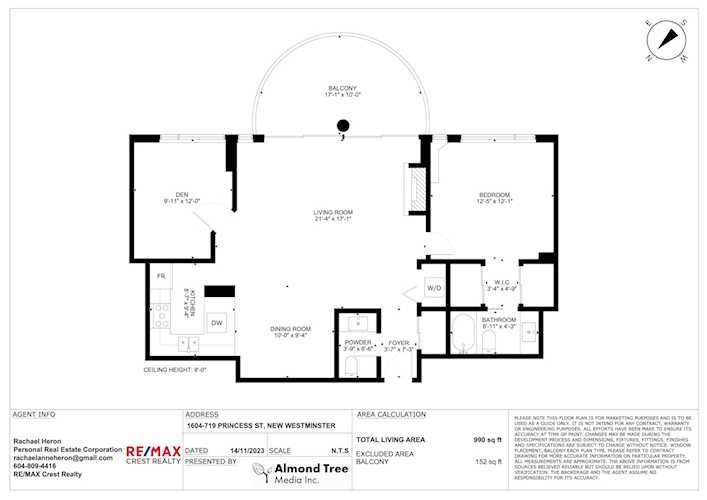 719 Princess Street #1604 New Westminster, BC V3M 6T9