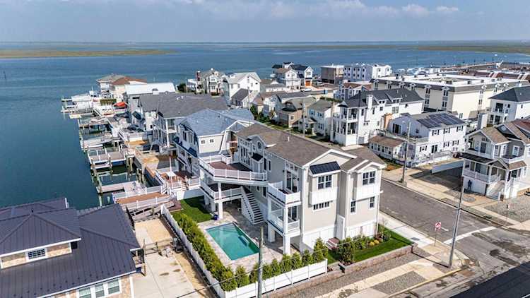 Stone Harbor Homes For Sale- 301 84th St This brand new, BAYFRONT