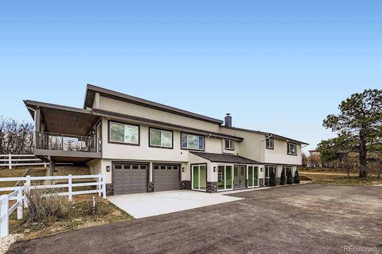 3435 Dawson Rd Perry Pines Gorgeous mountain contemporary walk-out ranch on 5 private acres in Perry Pines community, offering... Sedalia Douglas CO 80135 4545860 home for sale $1,649,000 4545860 Photo 1