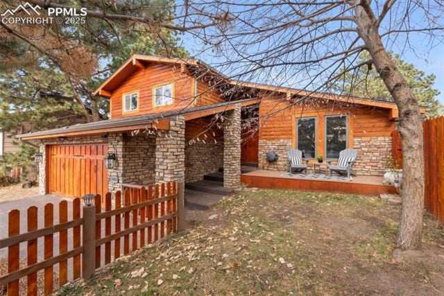 3080 Squaw Valley Drive Vista Grande Terrace Meet the house that refuses to be bland. The rock and log exterior gives it instant mountain... Colorado Springs El Paso CO 80918 6390477 home for sale $500,000 6390477 Photo 1